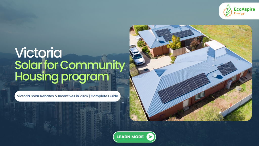 Solar for Community Housing program​ victoria