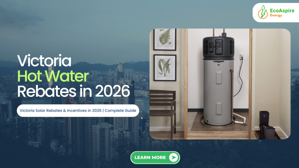 Victoria Hot water Rebates in 2026