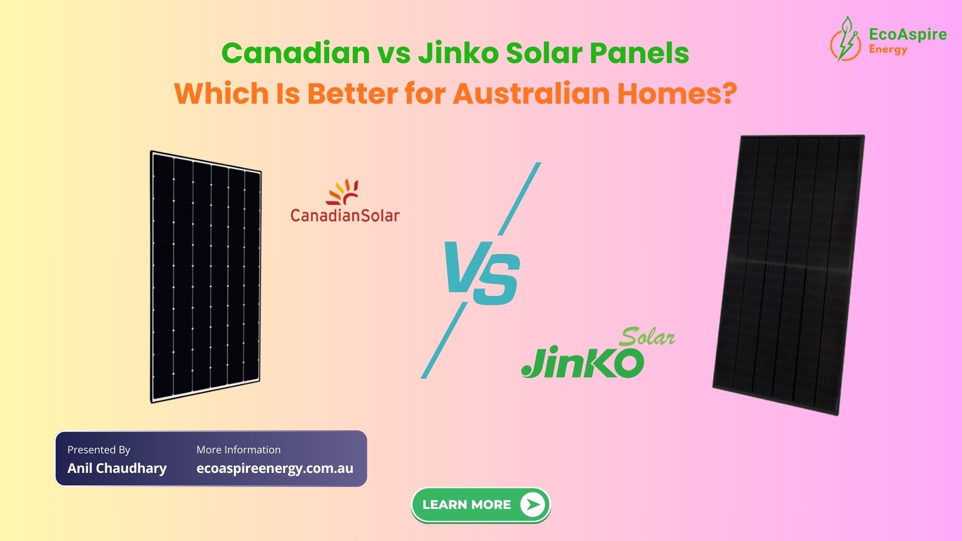 Canadian vs Jinko solar panels