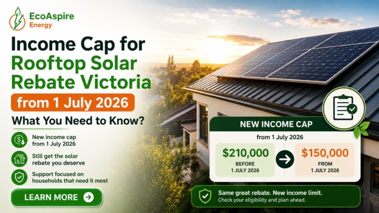 Income Cap for Rooftop Solar Rebate