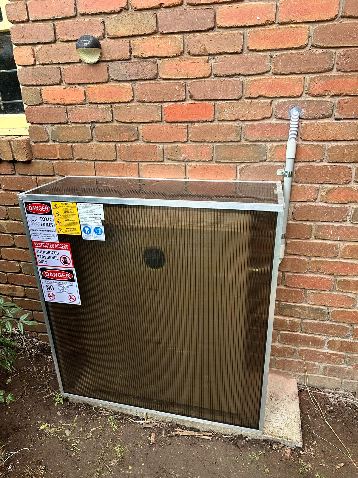 goodwe Battery with custom made cover in Victoria